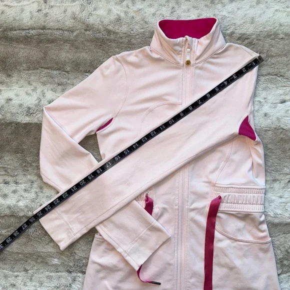 Lululemon RARE Yohari Cinched Waist Jacket Light pink Size 6 - Picture 11 of 11